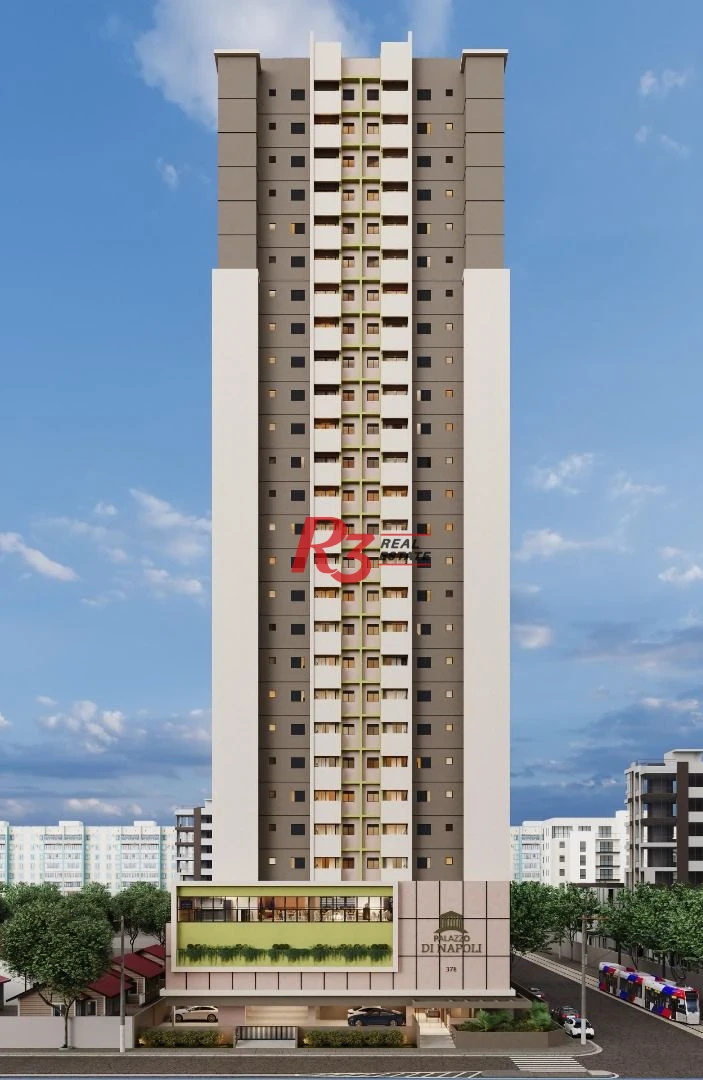 Apartamento com 1 dormitório à venda, 33 m² por R$ 290.000 - Macuco - Santos/SP