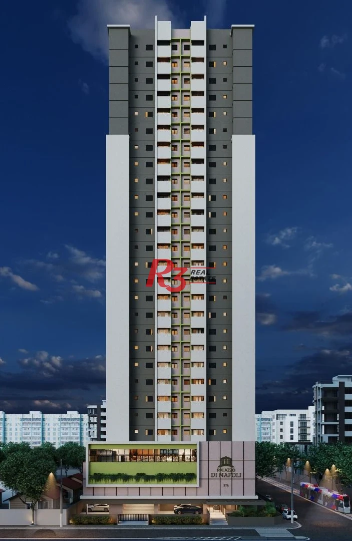 Apartamento com 1 dormitório à venda, 33 m² por R$ 290.000 - Macuco - Santos/SP