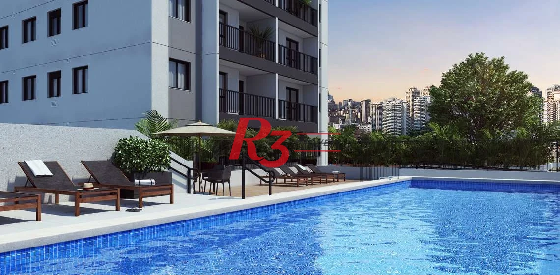 Apartamento à venda, 42 m² por R$ 375.000,00 - Jabaquara - Santos/SP