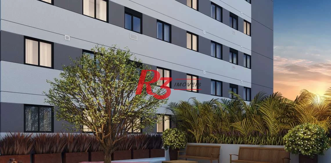 Apartamento à venda, 42 m² por R$ 375.000,00 - Jabaquara - Santos/SP