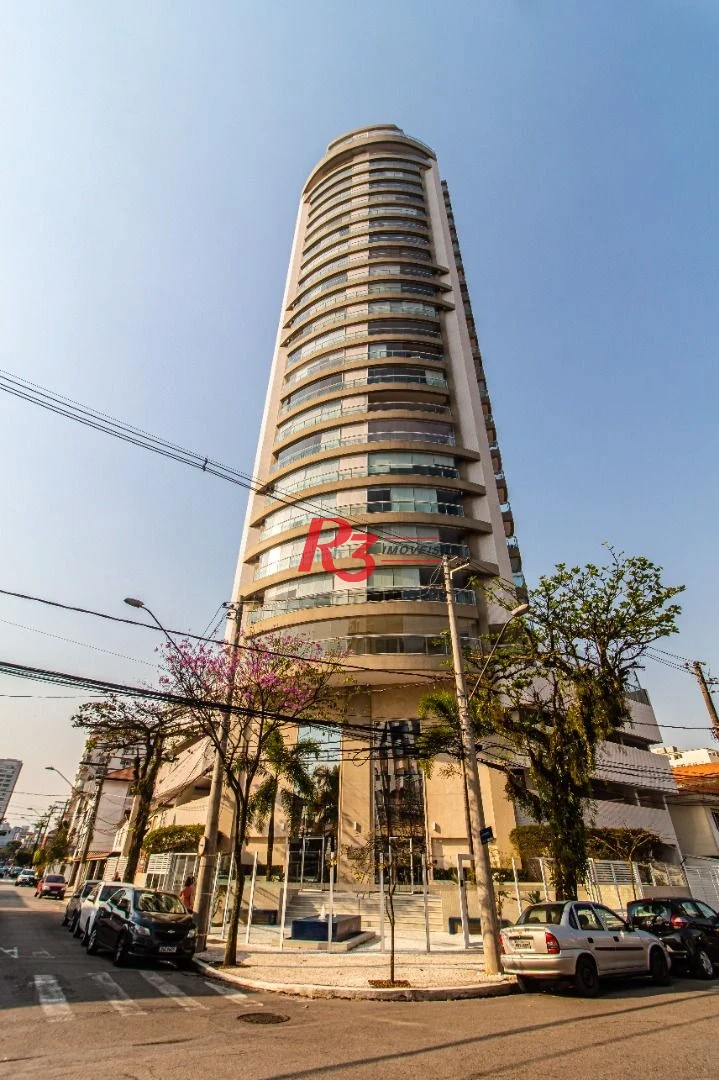 Apartamento com 3 dormitórios para alugar, 120 m² por R$ 11.500,00/mês - Gonzaga - Santos/SP