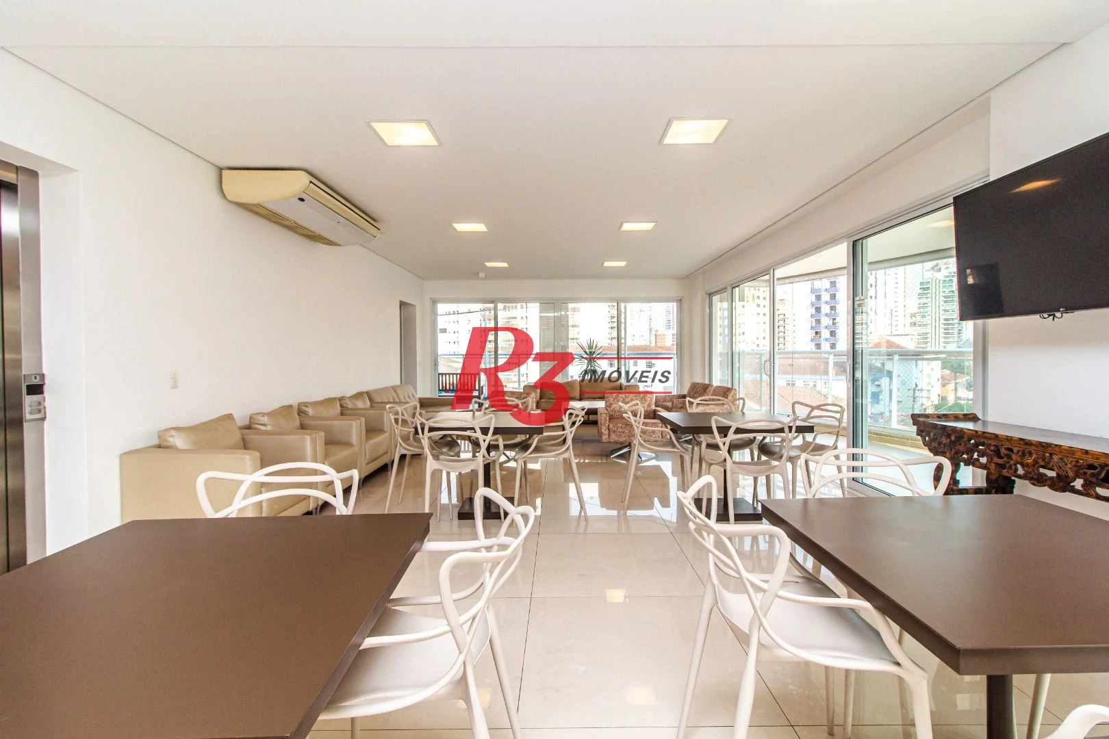 Apartamento com 3 dormitórios para alugar, 120 m² por R$ 11.500,00/mês - Gonzaga - Santos/SP