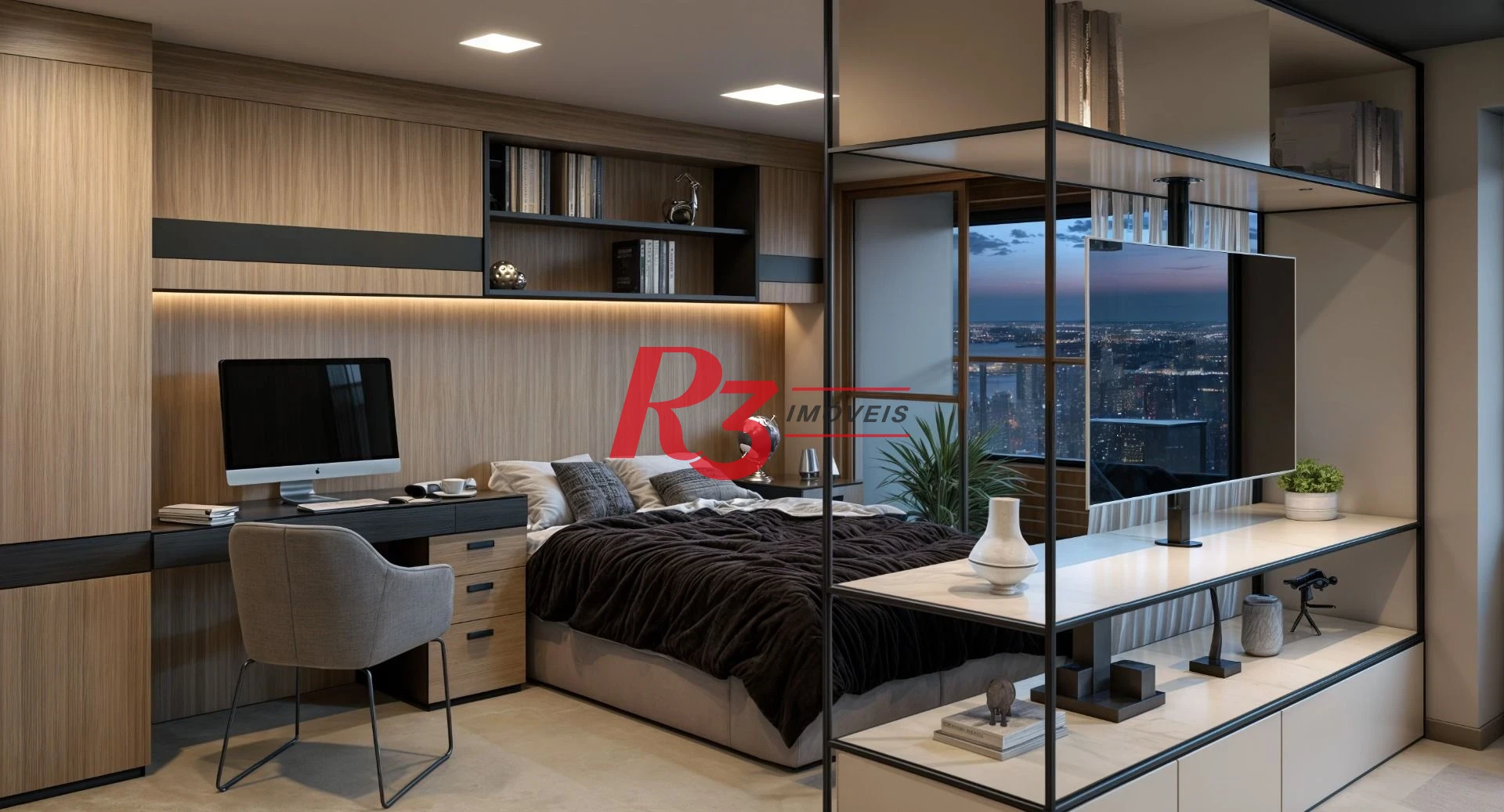 Studio à venda, 36 m² por R$ 363.865,00 - Centro - São Vicente/SP
