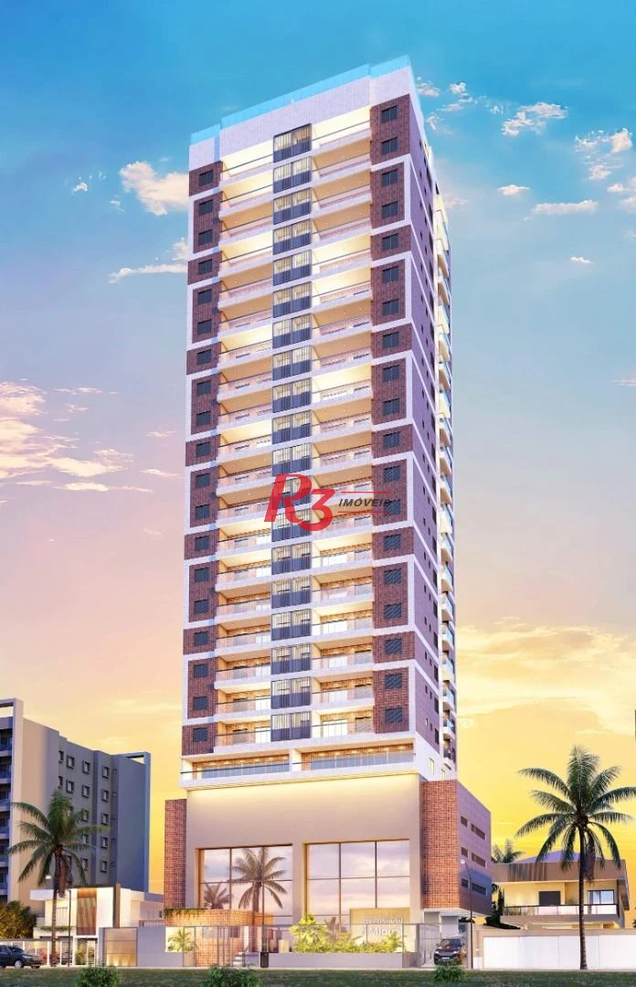 Apartamento à venda, 76 m² por R$ 825.000,00 - Itararé - São Vicente/SP