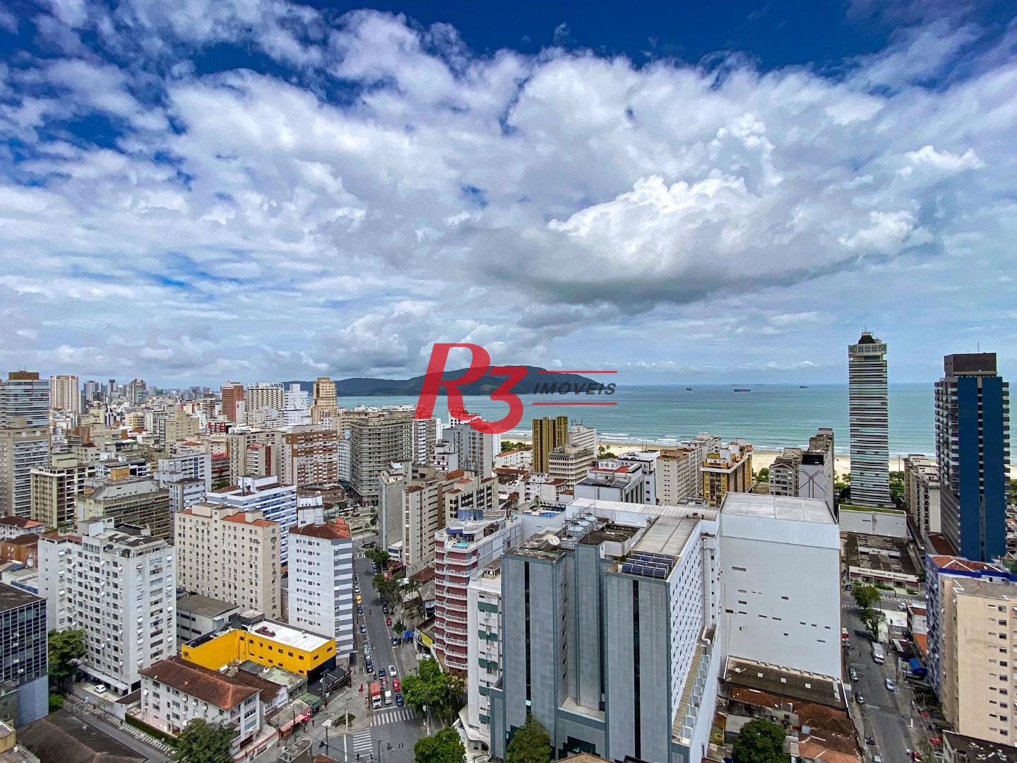 Apartamento com 3 dormitórios para alugar, 94 m² por R$ 7.000,00/mês - Gonzaga - Santos/SP