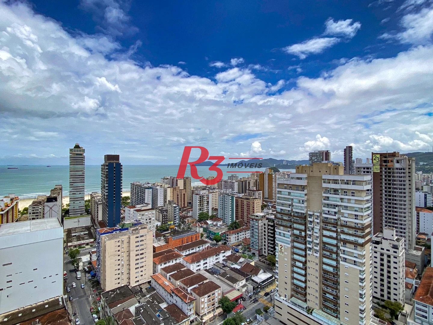 Apartamento com 3 dormitórios para alugar, 94 m² por R$ 7.000,00/mês - Gonzaga - Santos/SP