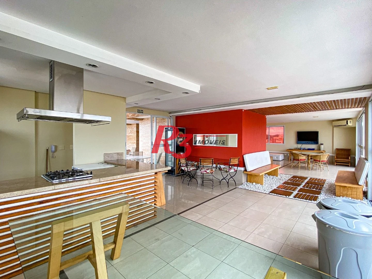 Apartamento com 3 dormitórios para alugar, 94 m² por R$ 7.000,00/mês - Gonzaga - Santos/SP