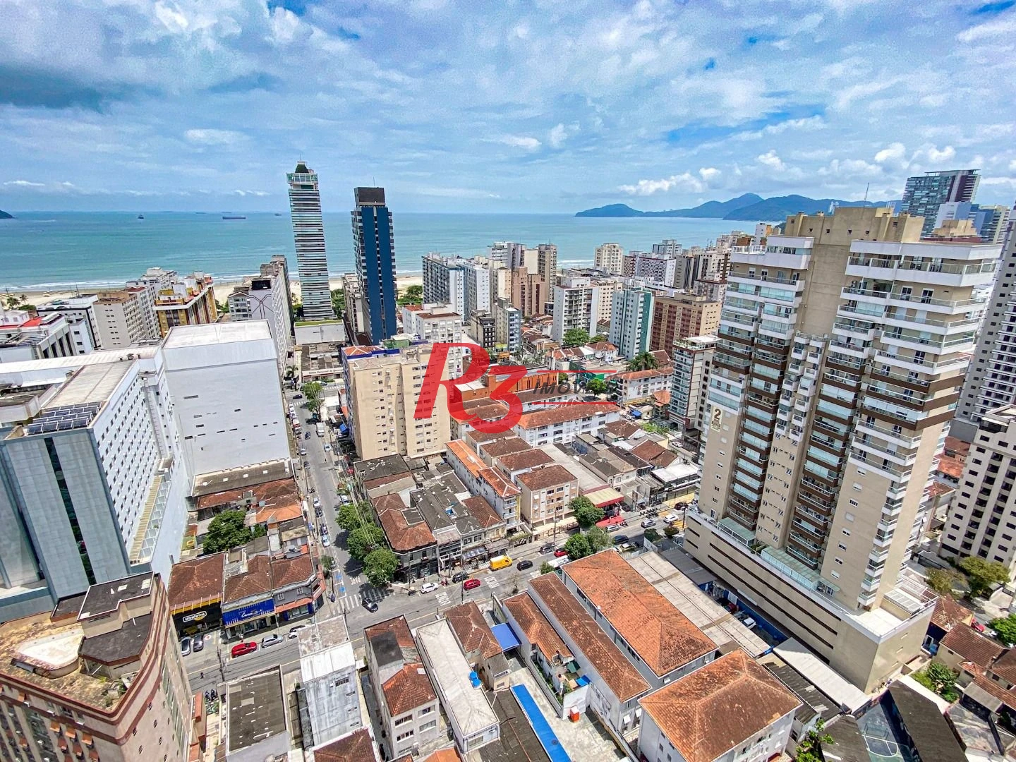 Apartamento com 3 dormitórios para alugar, 94 m² por R$ 7.000,00/mês - Gonzaga - Santos/SP