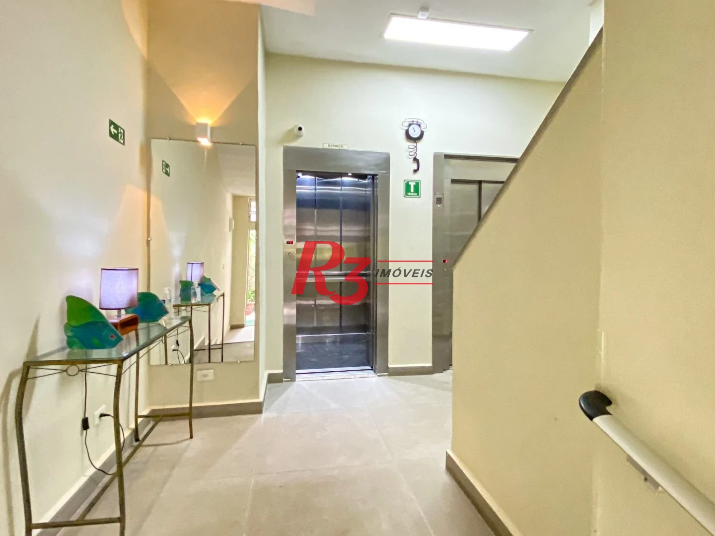 Apartamento com 1 dormitório para alugar, 40 m² por R$ 3.900,00/mês - Gonzaga - Santos/SP
