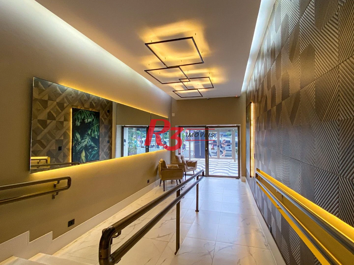 Apartamento com 3 dormitórios para alugar, 168 m² por R$ 6.500,02/mês - Boqueirão - Santos/SP