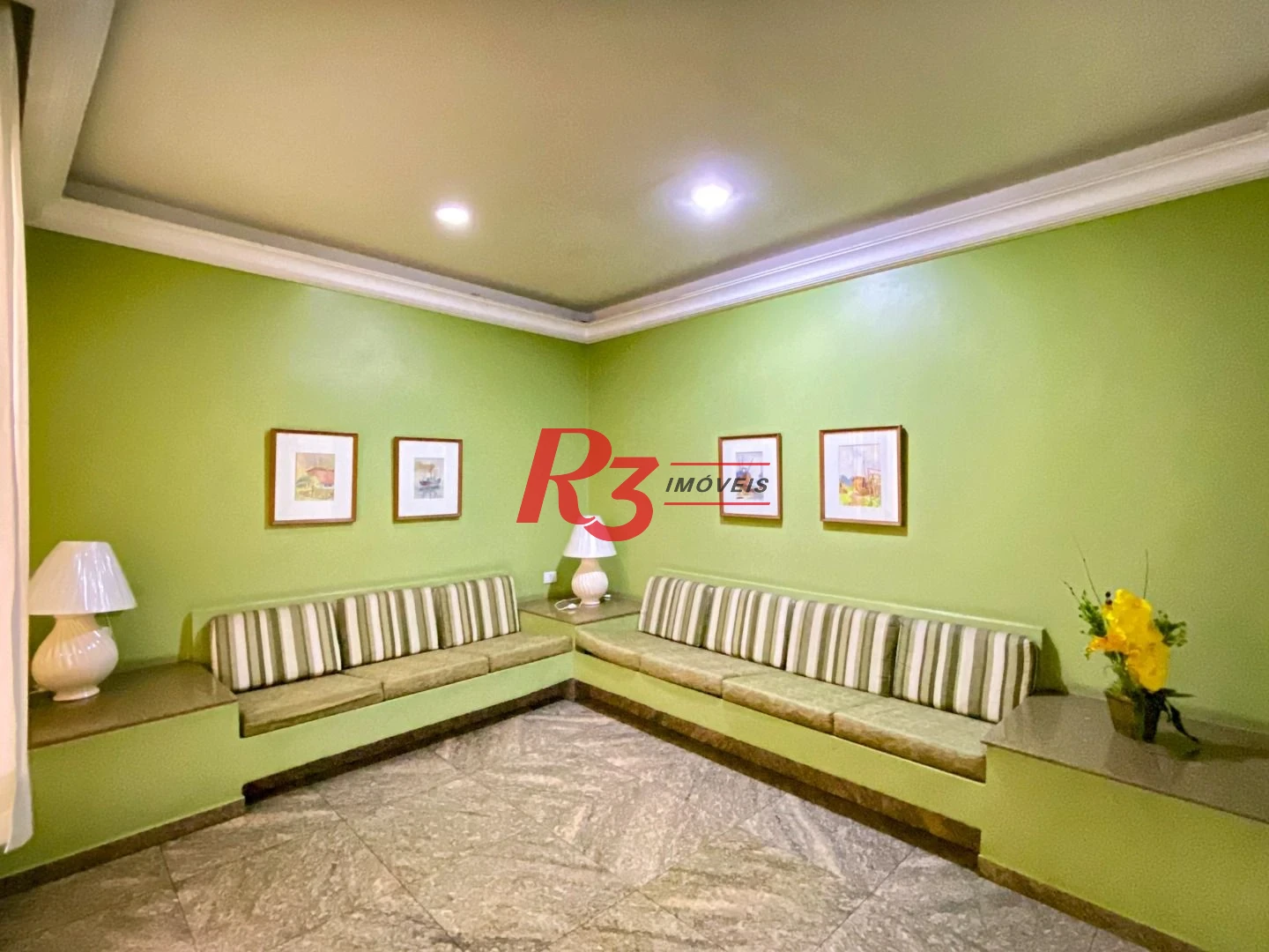 Apartamento para alugar, 124 m² por R$ 5.300,02/mês - Gonzaga - Santos/SP