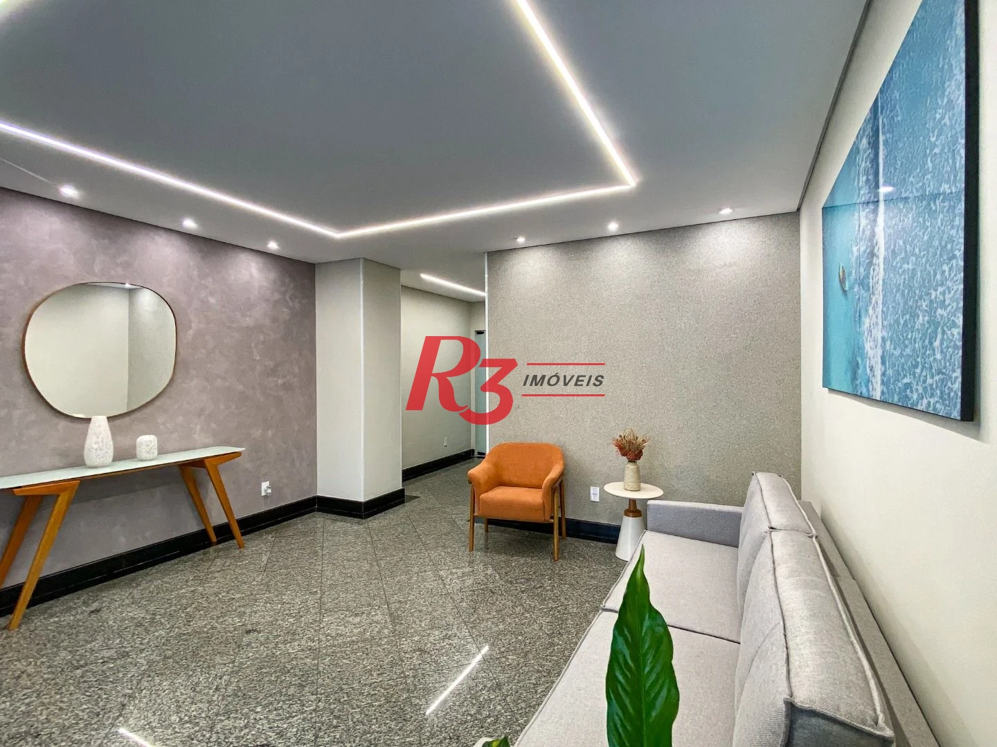 Apartamento para alugar, 94 m² por R$ 4.500,00/mês - Embaré - Santos/SP
