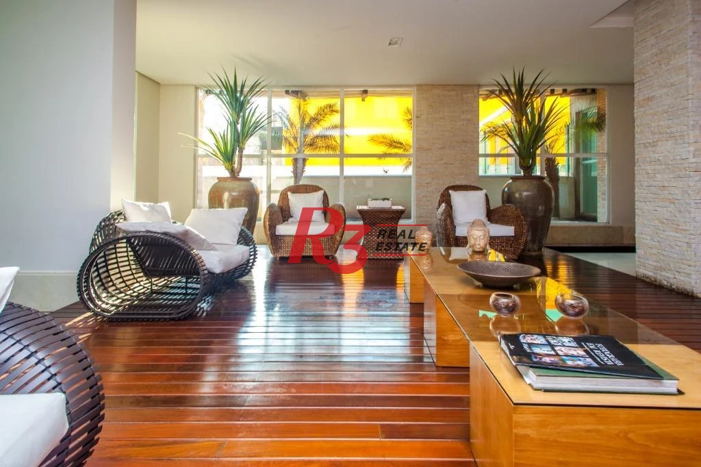 Apartamento com 4 dormitórios à venda, 204 m² por R$ 3.250.000,00 - Boqueirão - Santos/SP