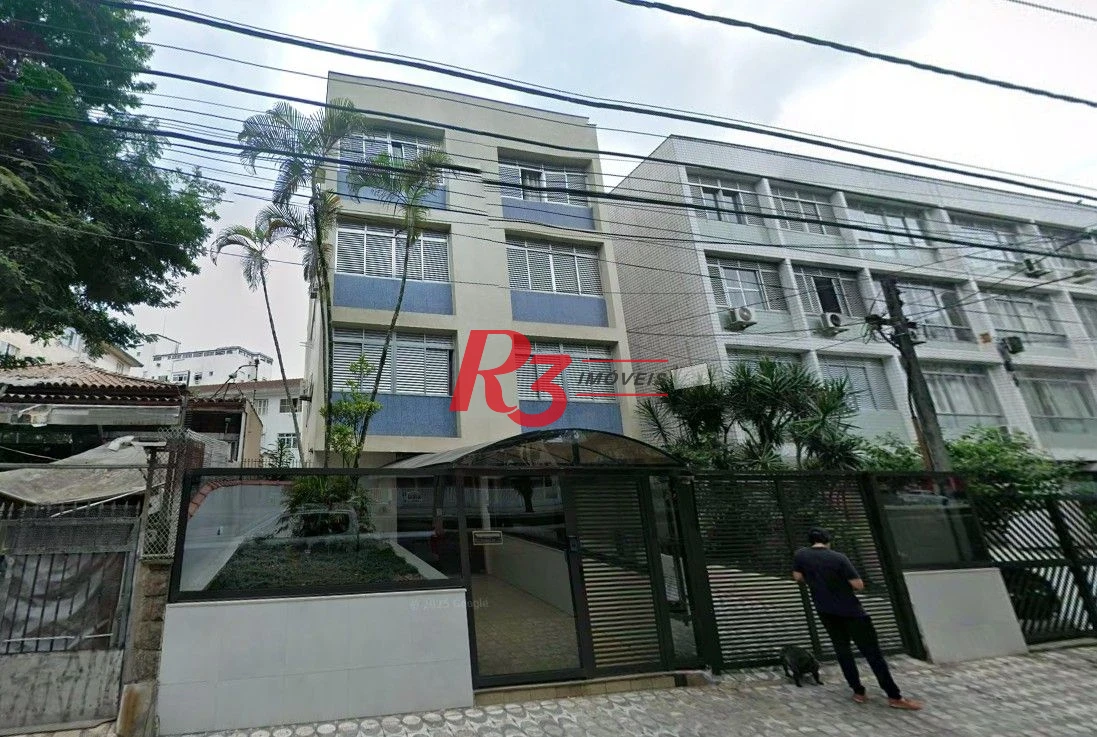 Apartamento com 2 dormitórios à venda, 60 m² por R$ 450.000,00 - Embaré - Santos/SP