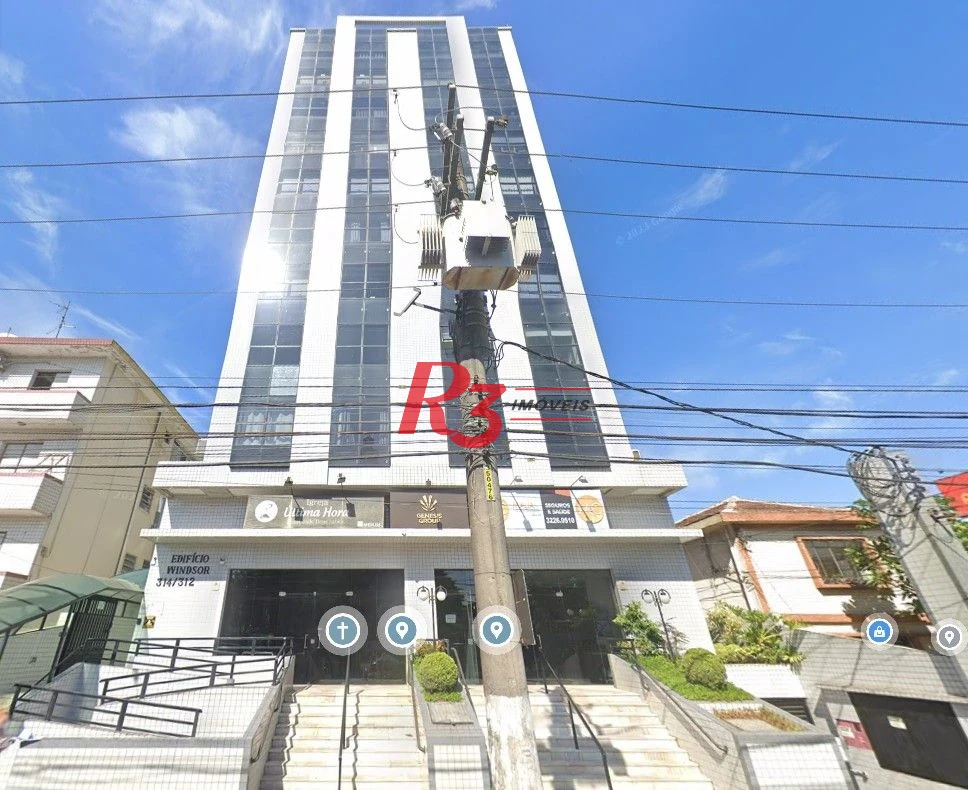 Sala à venda, 80 m² por R$ 320.000,00 - Embaré - Santos/SP