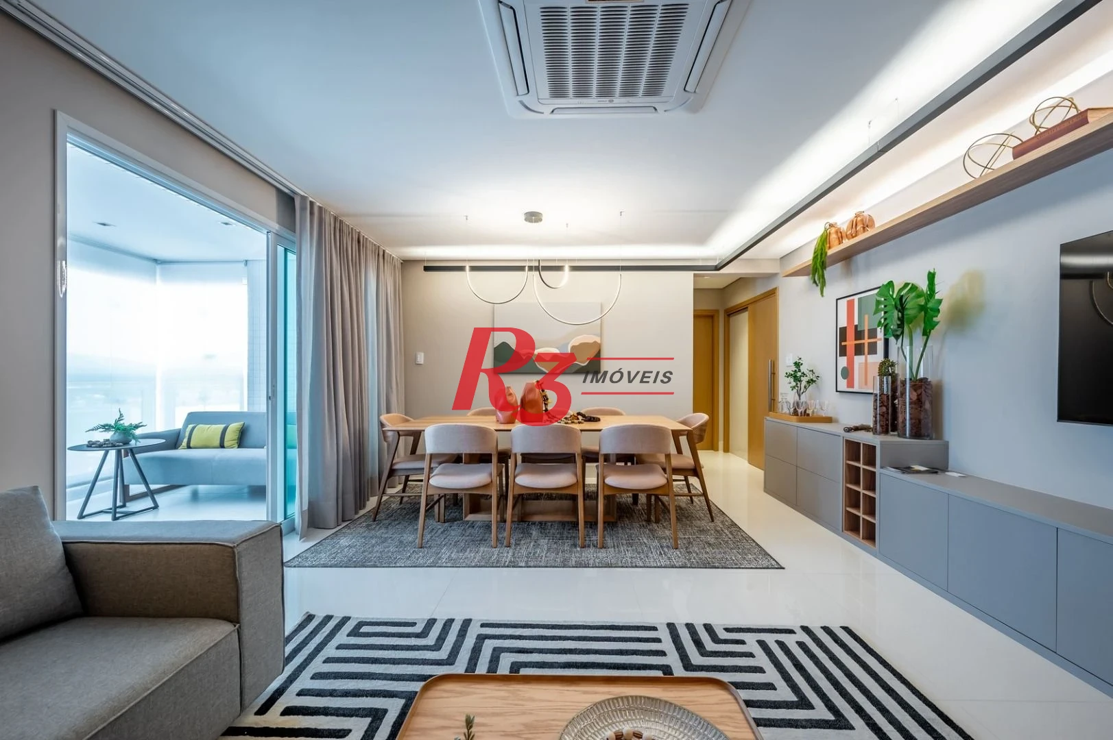 Apartamento com 3 dormitórios para alugar, 166 m² por R$ 16.000,02/mês - Ponta da Praia - Santos/SP