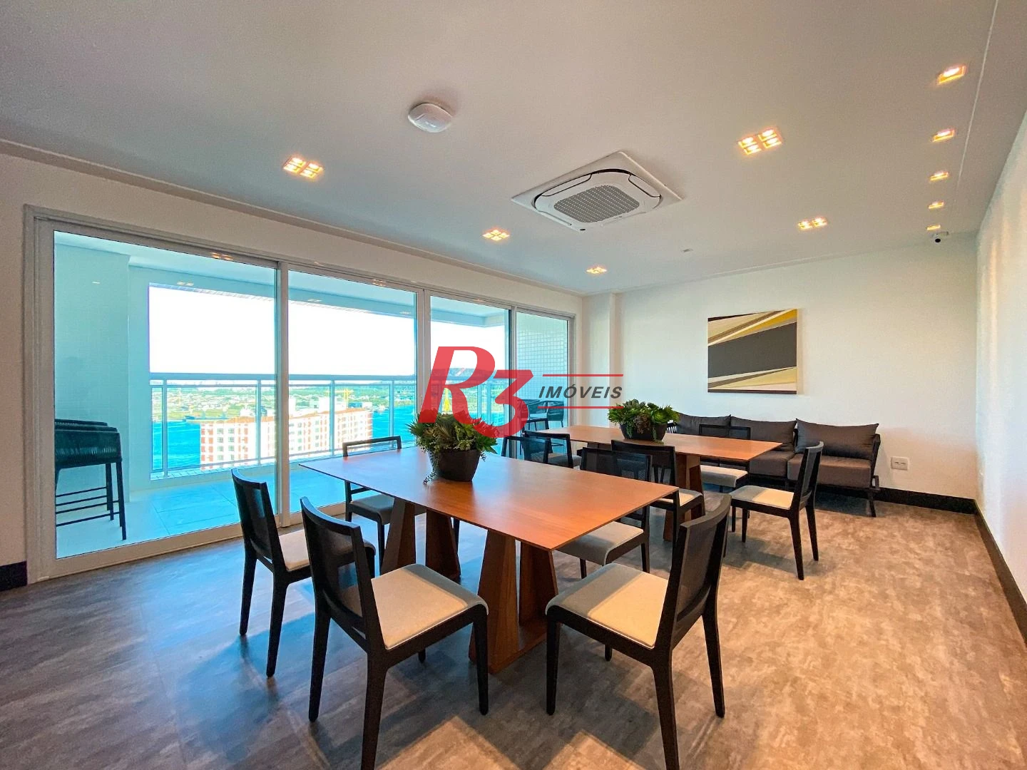 Apartamento com 3 dormitórios para alugar, 166 m² por R$ 16.000,02/mês - Ponta da Praia - Santos/SP