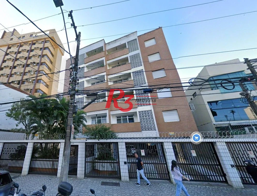 Apartamento com 2 dormitórios à venda, 134 m² por R$ 550.000,00 - Encruzilhada - Santos/SP