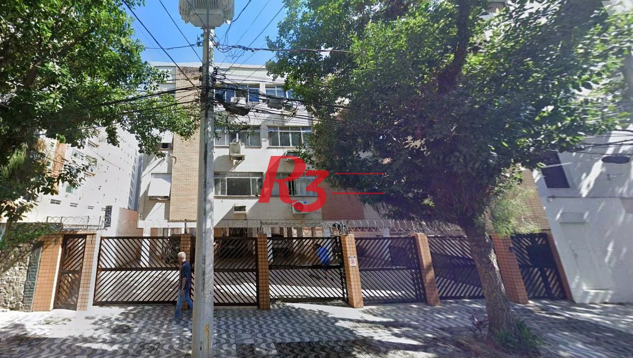 Apartamento com 3 dormitórios para alugar, 140 m² por R$ 4.500,00/mês - Gonzaga - Santos/SP