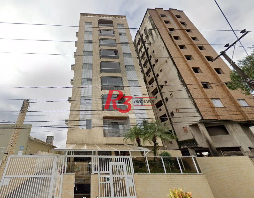 Apartamento com 2 dormitórios à venda, 90 m² por R$ 700.000,00 - Embaré - Santos/SP