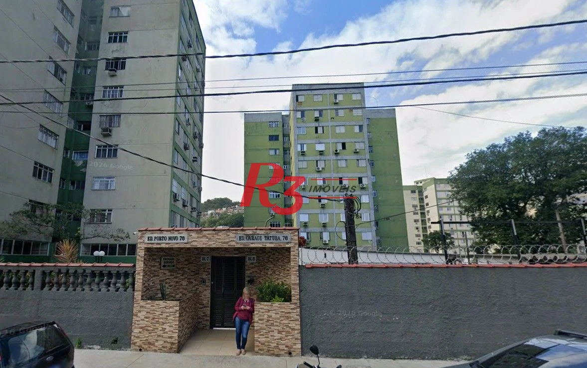 Apartamento com 2 dormitórios à venda, 74 m² por R$ 310.000,00 - Saboó - Santos/SP