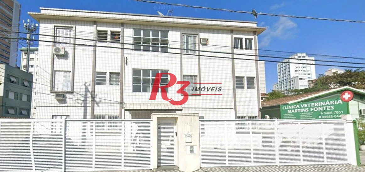 Apartamento com 1 dormitório para alugar, 57 m² por R$ 3.000,00/mês - Centro - São Vicente/SP