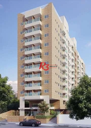 Apartamento com 2 dormitórios à venda, 65 m² por R$ 640.000,00 - Estuário - Santos/SP