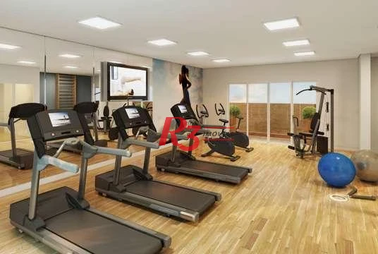Apartamento com 2 dormitórios à venda, 65 m² por R$ 640.000,00 - Estuário - Santos/SP