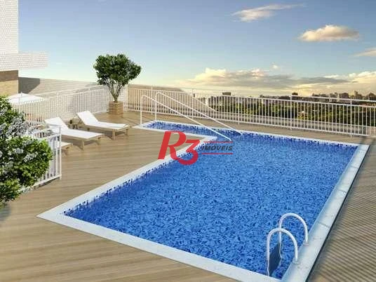 Apartamento com 2 dormitórios à venda, 65 m² por R$ 640.000,00 - Estuário - Santos/SP