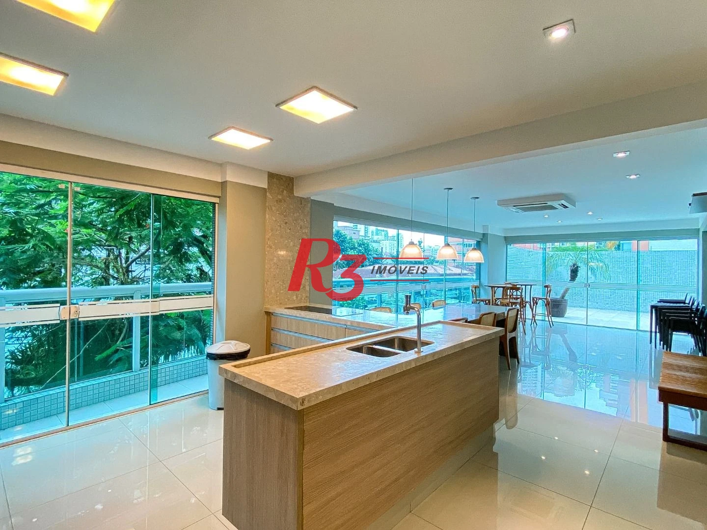 Cobertura à venda, 430 m² por R$ 6.500.000,00 - Embaré - Santos/SP