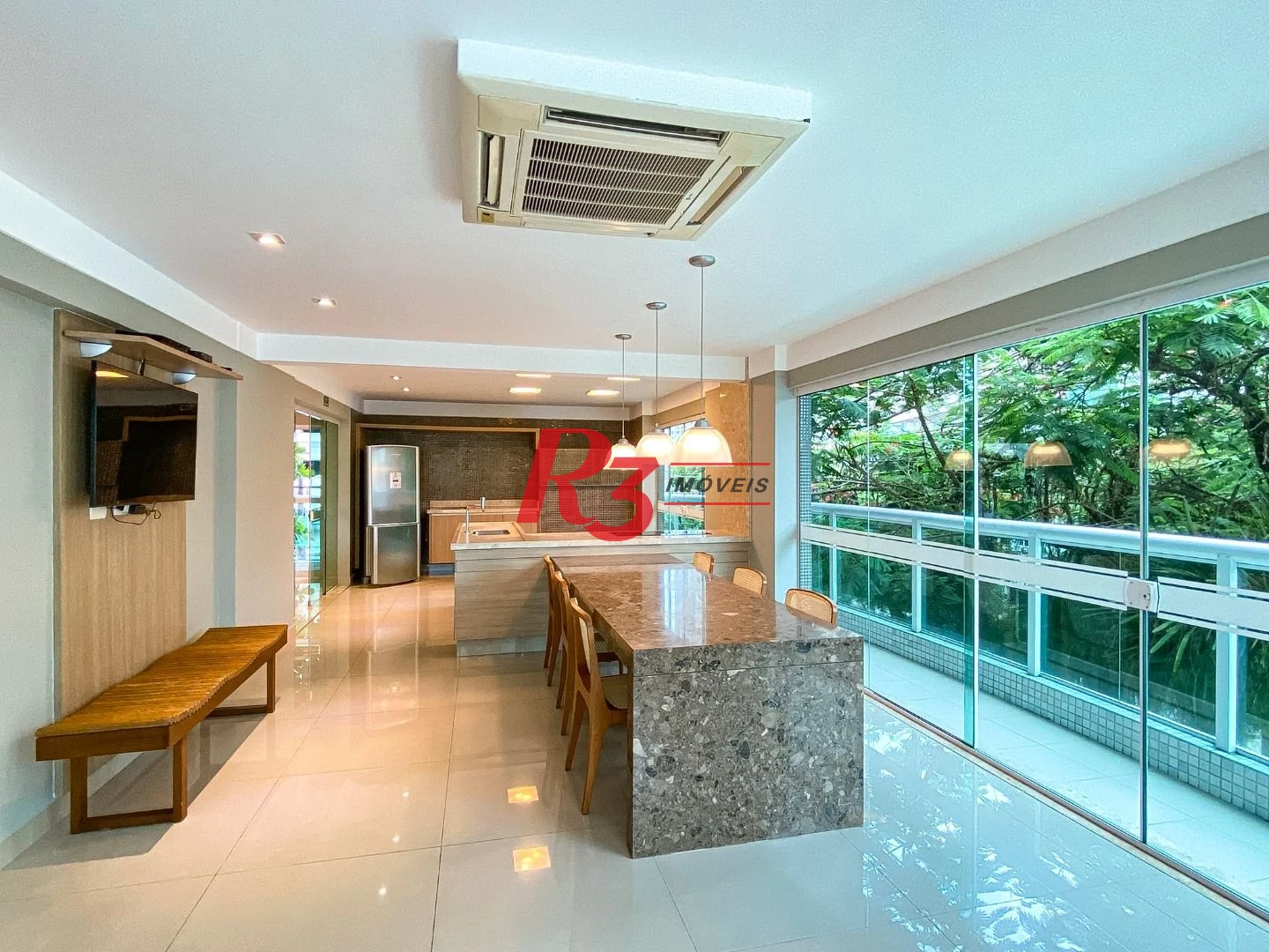 Cobertura à venda, 430 m² por R$ 6.500.000,00 - Embaré - Santos/SP