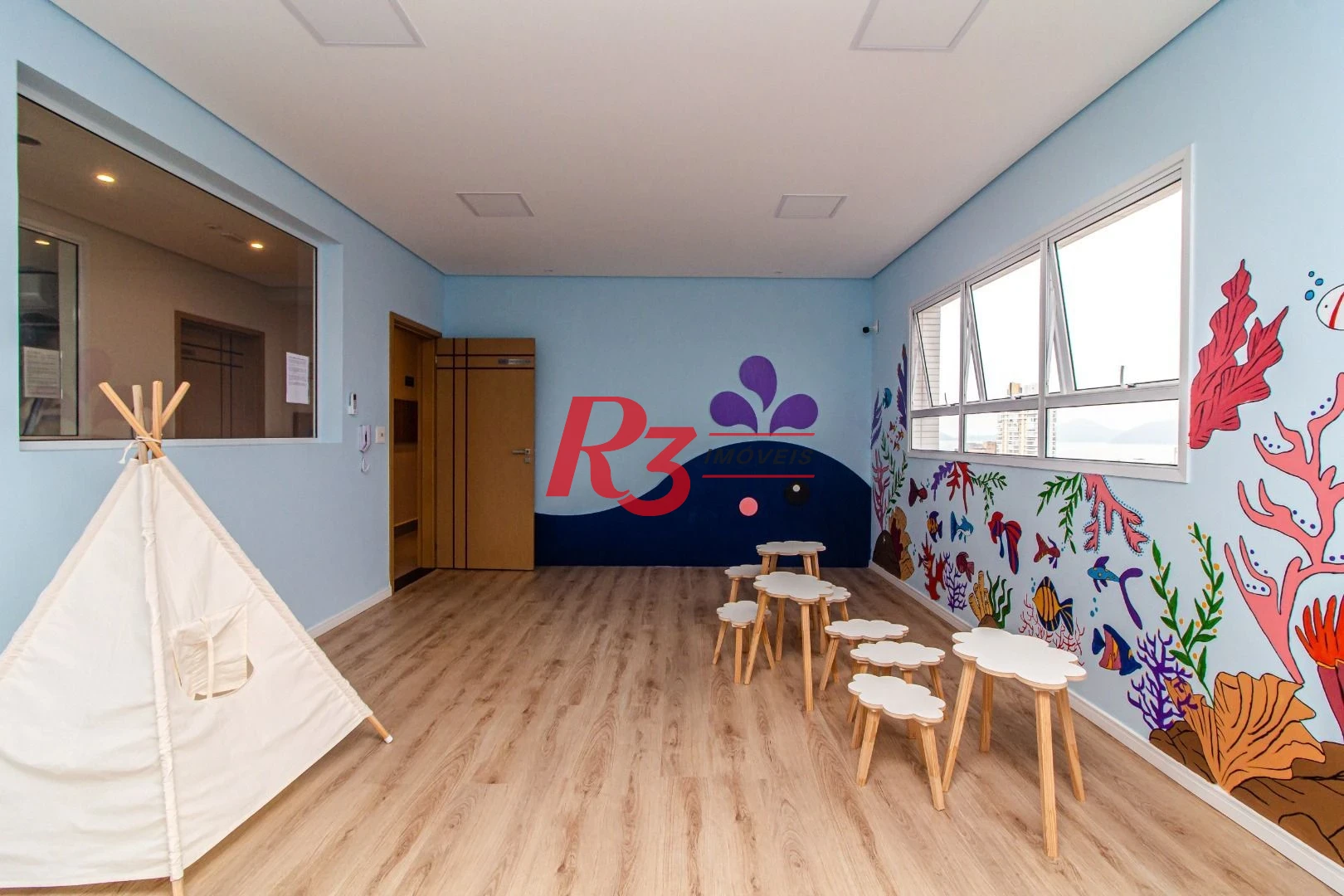 Apartamento com 1 dormitório para alugar, 52 m² por R$ 4.200,00/mês - Aparecida - Santos/SP