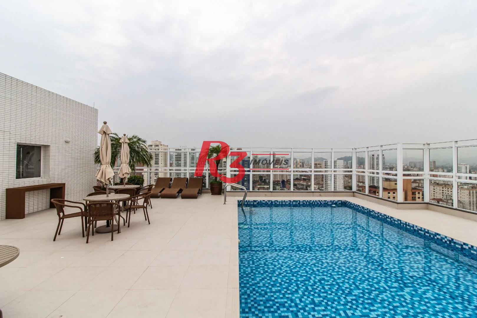 Apartamento com 1 dormitório para alugar, 52 m² por R$ 4.200,00/mês - Aparecida - Santos/SP
