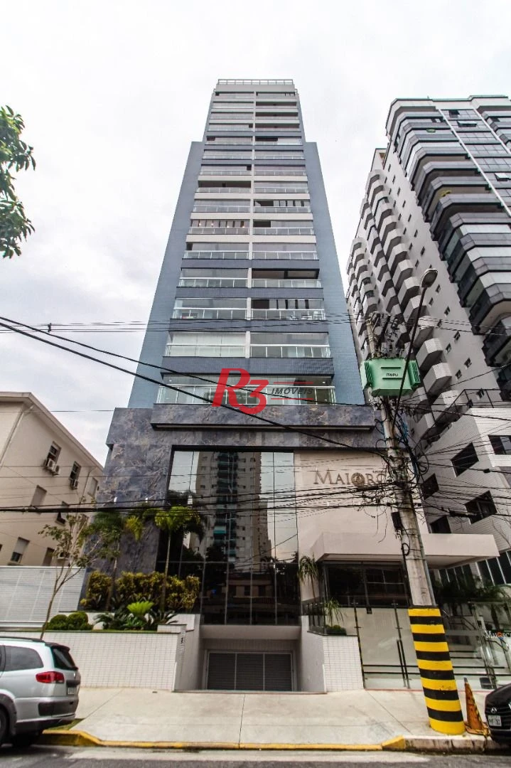Apartamento com 1 dormitório para alugar, 52 m² por R$ 4.200,00/mês - Aparecida - Santos/SP