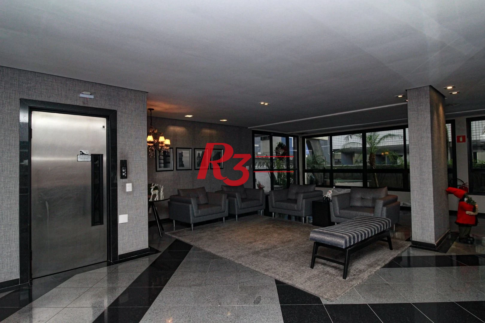 Apartamento com 3 dormitórios à venda, 143 m² por R$ 1.850.000,00 - Aparecida - Santos/SP