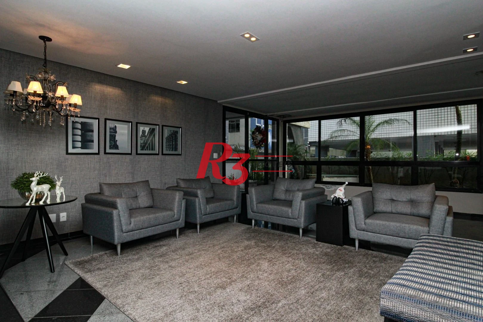 Apartamento com 3 dormitórios à venda, 143 m² por R$ 1.850.000,00 - Aparecida - Santos/SP