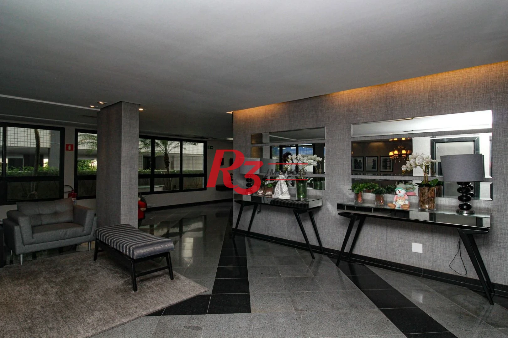 Apartamento com 3 dormitórios à venda, 143 m² por R$ 1.850.000,00 - Aparecida - Santos/SP