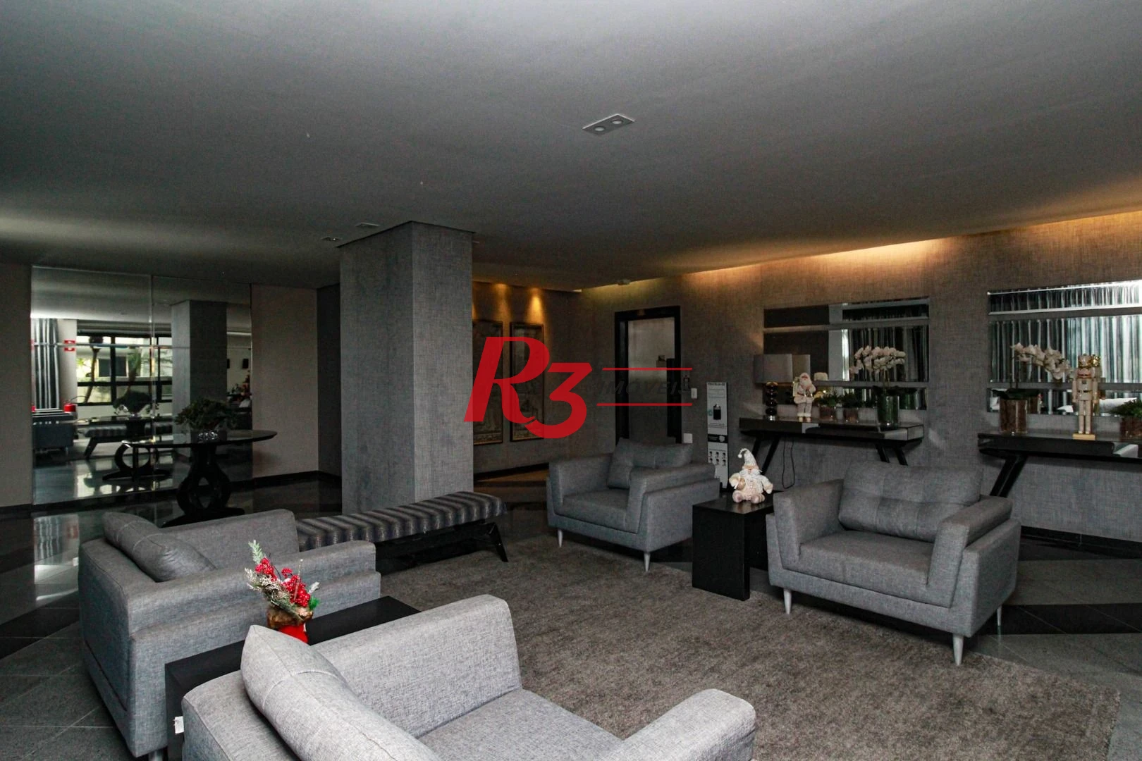 Apartamento com 3 dormitórios à venda, 143 m² por R$ 1.850.000,00 - Aparecida - Santos/SP