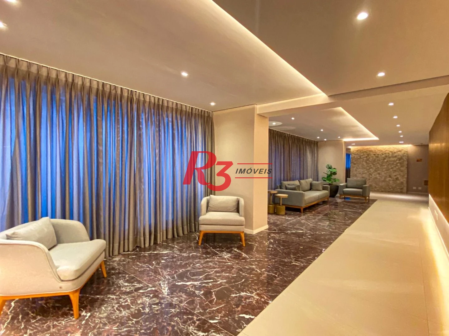 Apartamento para alugar, 87 m² por R$ 7.500,00/mês - Gonzaga - Santos/SP