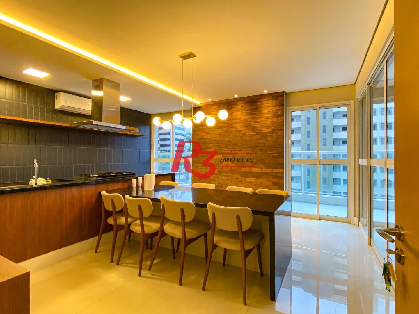 Apartamento para alugar, 87 m² por R$ 7.500,00/mês - Gonzaga - Santos/SP
