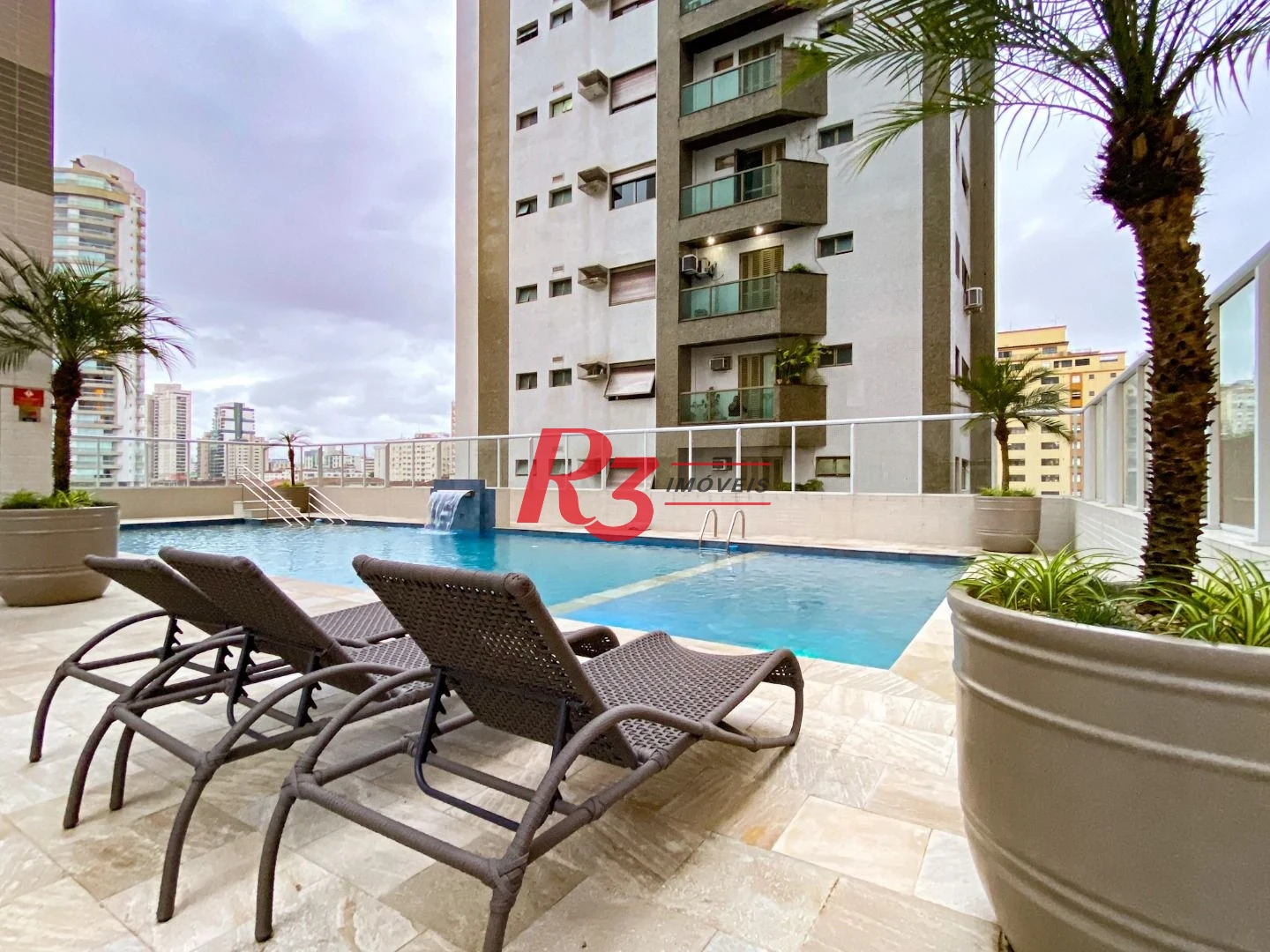 Apartamento para alugar, 87 m² por R$ 7.500,00/mês - Gonzaga - Santos/SP