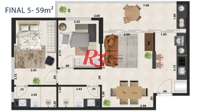Residencial 9 de Julho em Santos