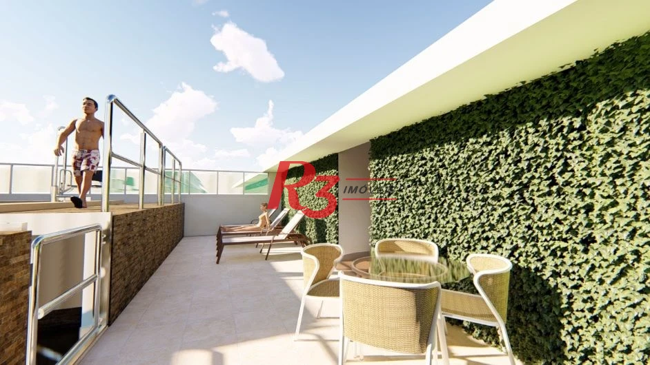Apartamento com 2 dormitórios à venda, 55 m² por R$ 690.000,00 - Marapé - Santos/SP