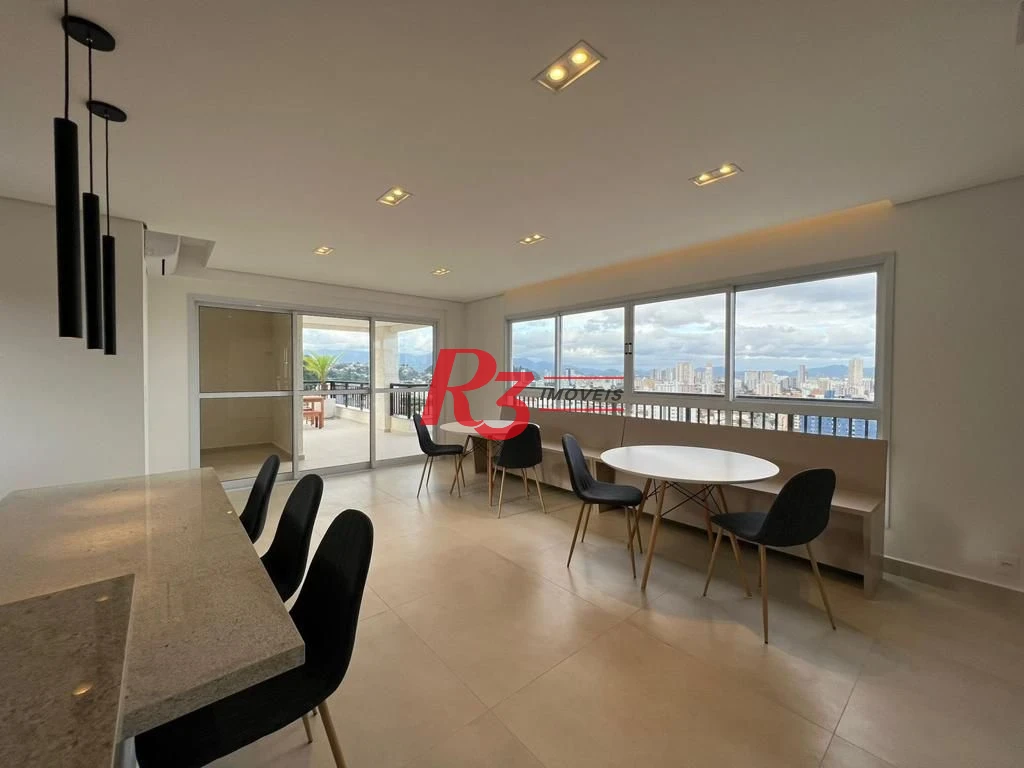 Apartamento com 2 dormitórios para alugar, 90 m² por R$ 5.354,42/mês - Marapé - Santos/SP