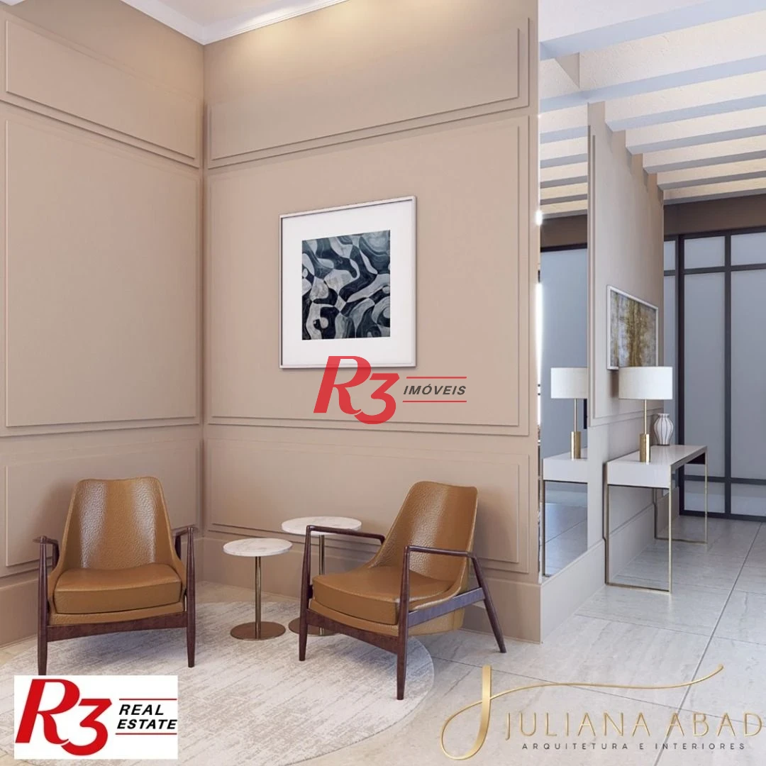 Apartamento com 4 dormitórios à venda, 295 m² por R$ 7.600.000,00 - Ponta da Praia - Santos/SP
