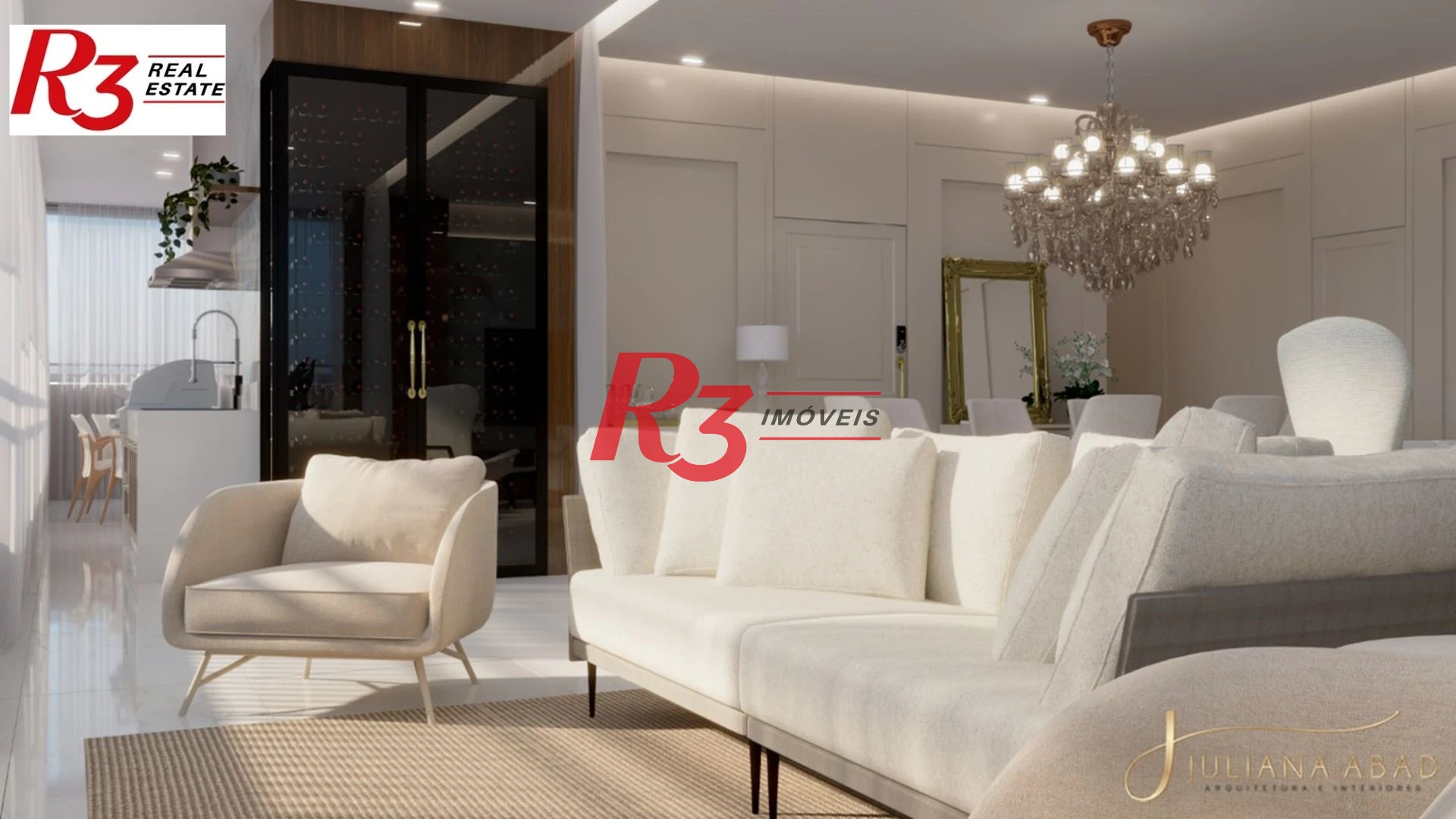 Apartamento com 4 dormitórios à venda, 295 m² por R$ 7.600.000,00 - Ponta da Praia - Santos/SP