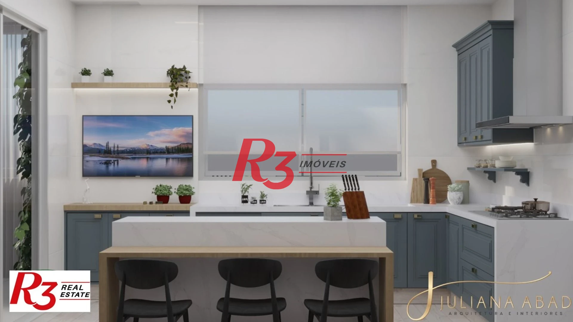 Apartamento com 4 dormitórios à venda, 295 m² por R$ 7.600.000,00 - Ponta da Praia - Santos/SP