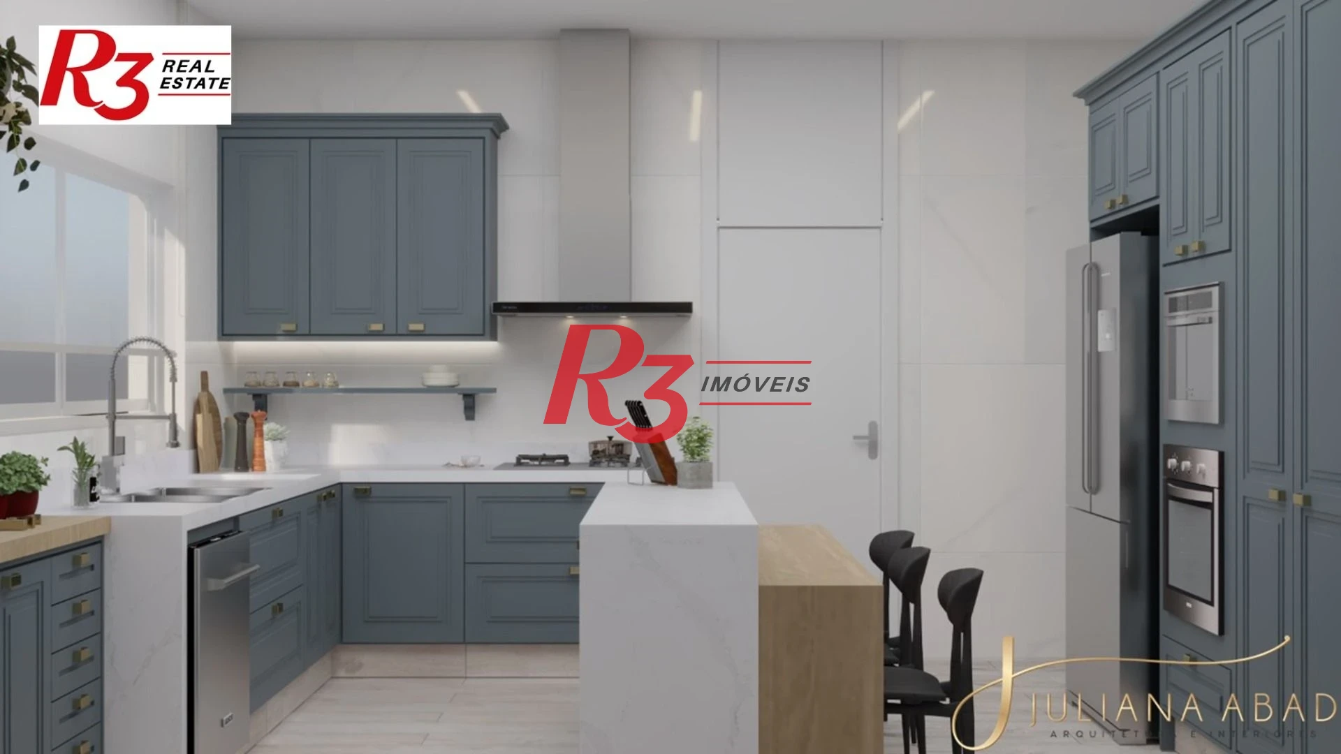 Apartamento com 4 dormitórios à venda, 295 m² por R$ 7.600.000,00 - Ponta da Praia - Santos/SP