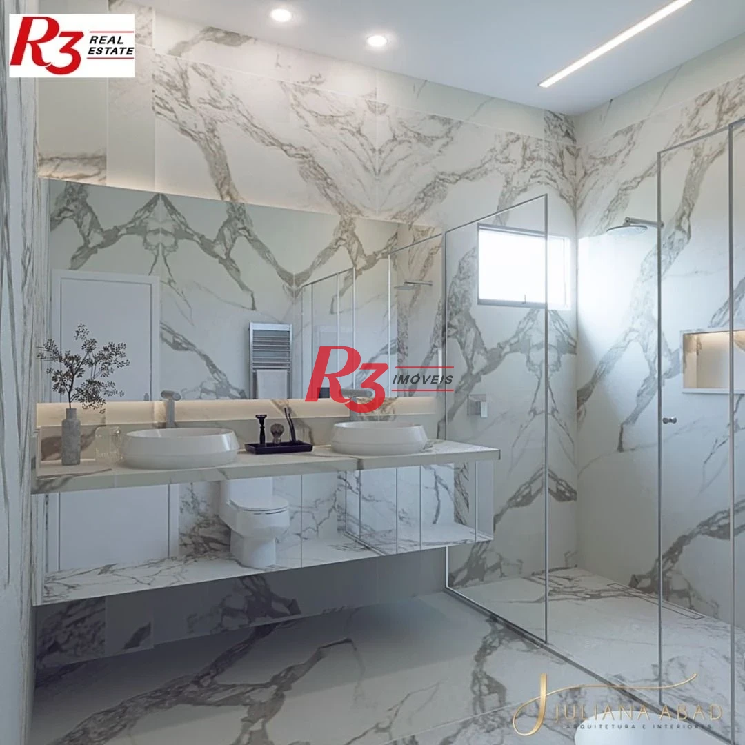 Apartamento com 4 dormitórios à venda, 295 m² por R$ 7.600.000,00 - Ponta da Praia - Santos/SP