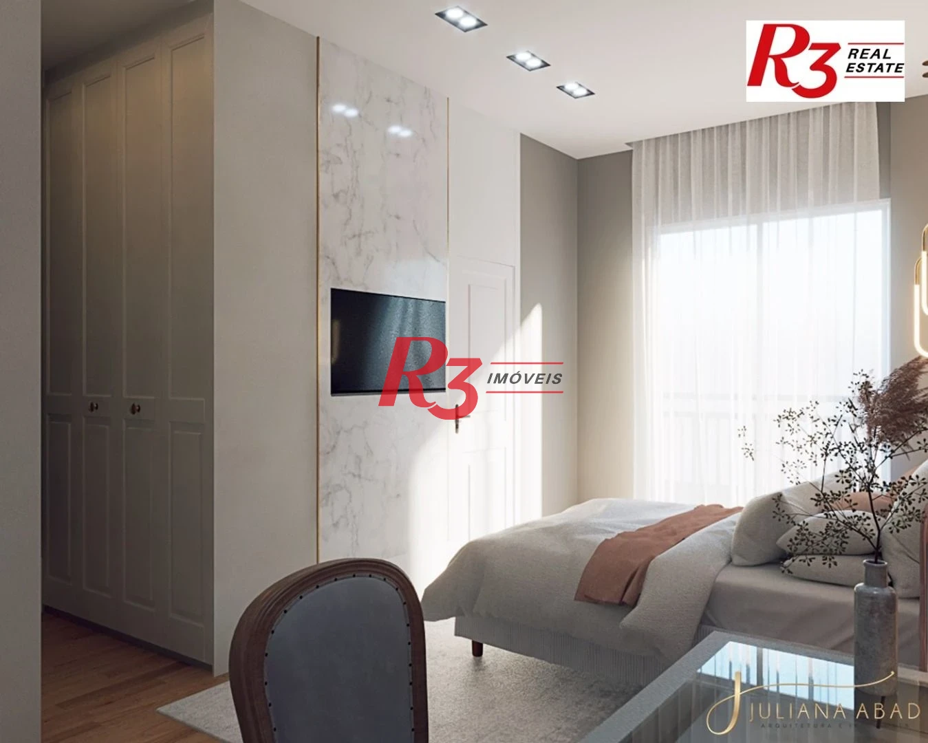 Apartamento com 4 dormitórios à venda, 295 m² por R$ 7.600.000,00 - Ponta da Praia - Santos/SP